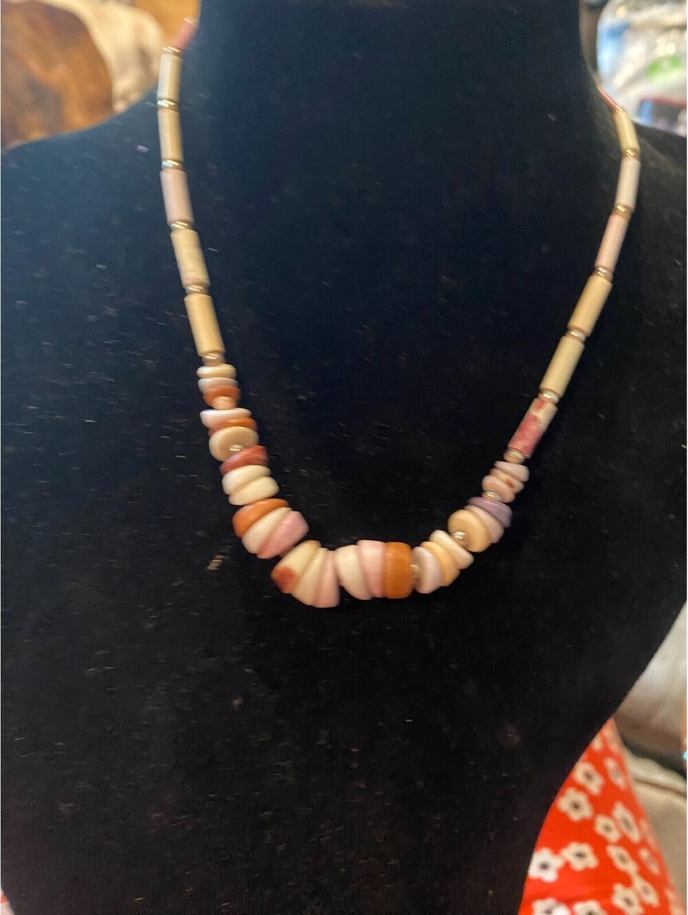 vintage boho statement necklace